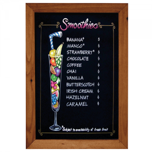 Cafe tavle - Blackboard