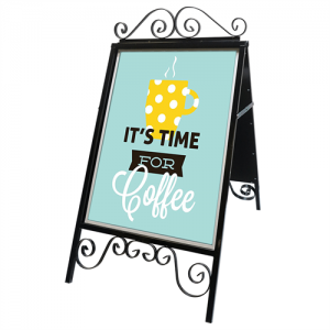 Klassisk antik gadeskilt